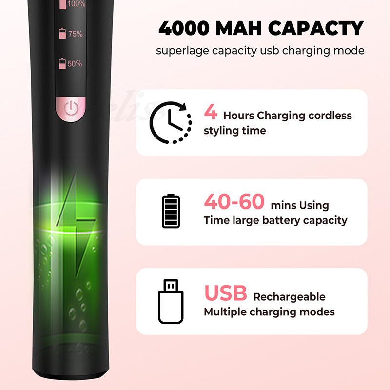 Wireless Hair Curler Brush