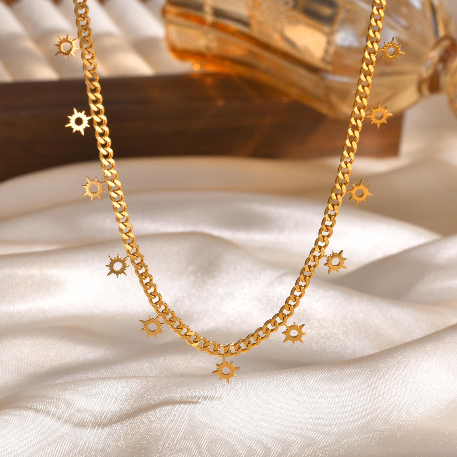 Sun Charm Necklace