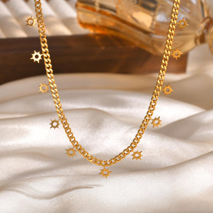 Sun Charm Necklace