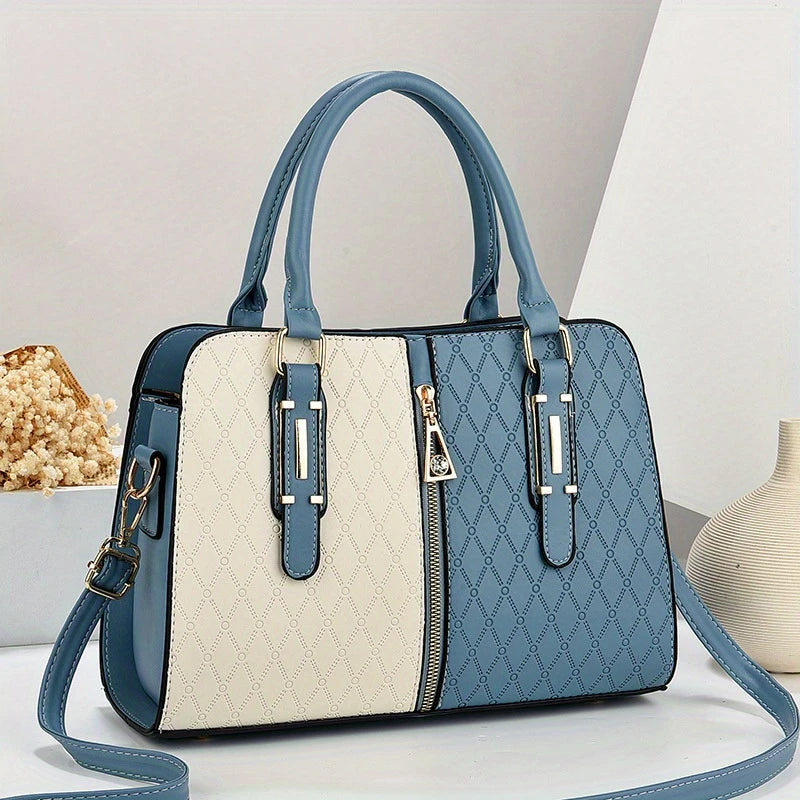 Quinn Women's Box Bag | Premium PU Leather, Quilted Design 0