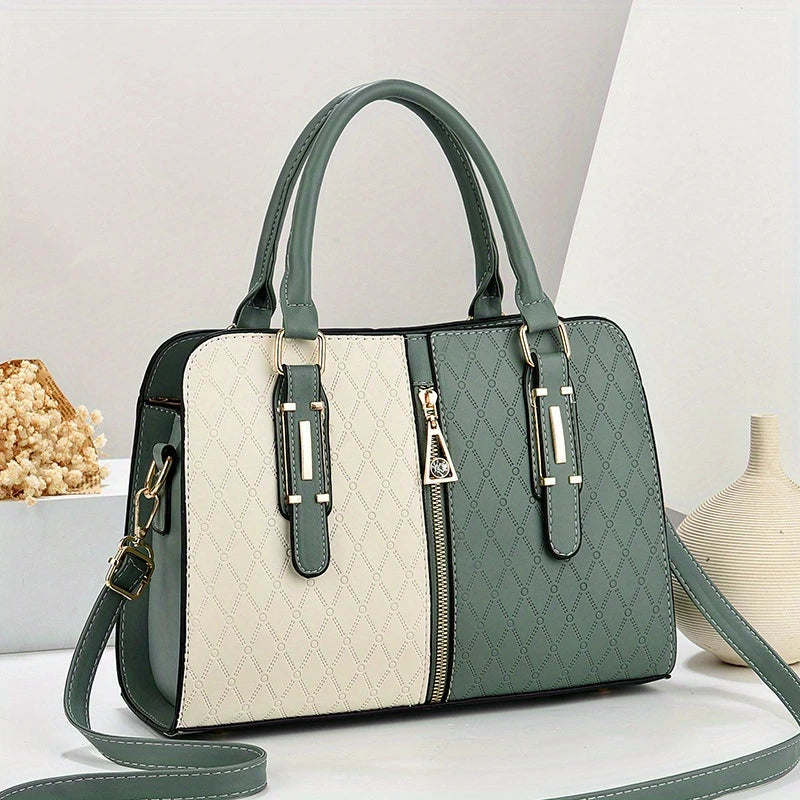 Quinn Women's Box Bag | Premium PU Leather, Quilted Design 4
