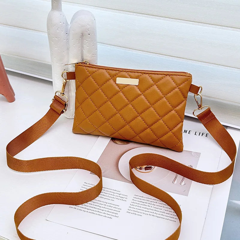 Quinn Women's Crossbody Bag | Lightweight Quilted Faux Leather 0