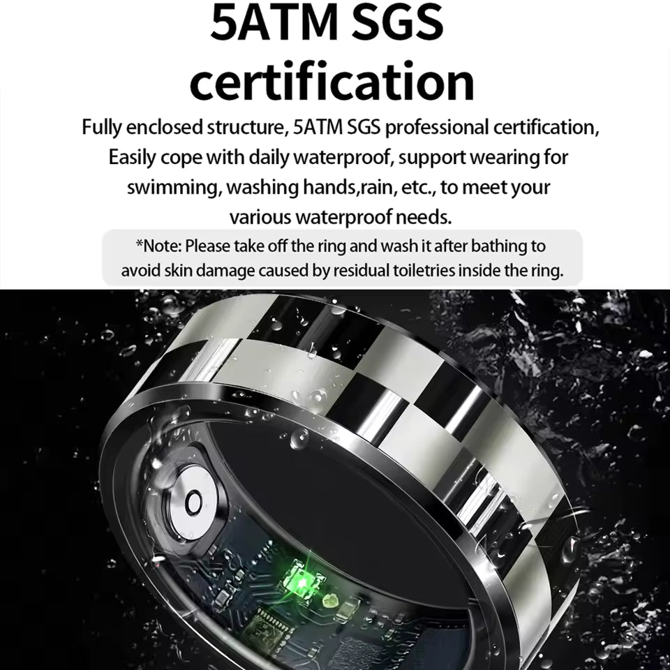 Chrome Edge Smart Ring