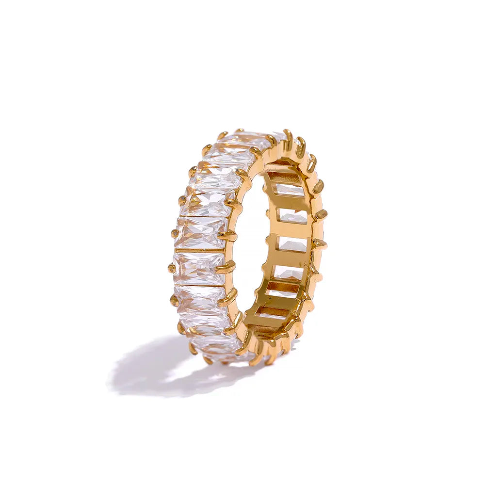 Woman gold plated ring. Father and Daughter Jewelry.