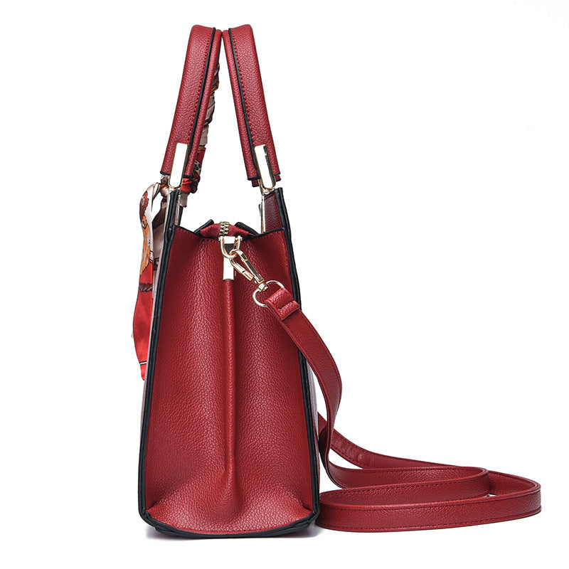 Sienna Women's Black Shoulder Bag | Premium PU Leather, Elegant Design 2