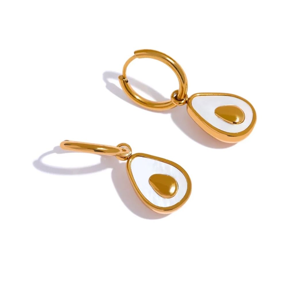 Woman’s gold plated earrings. Father and Daughter Jewelry.