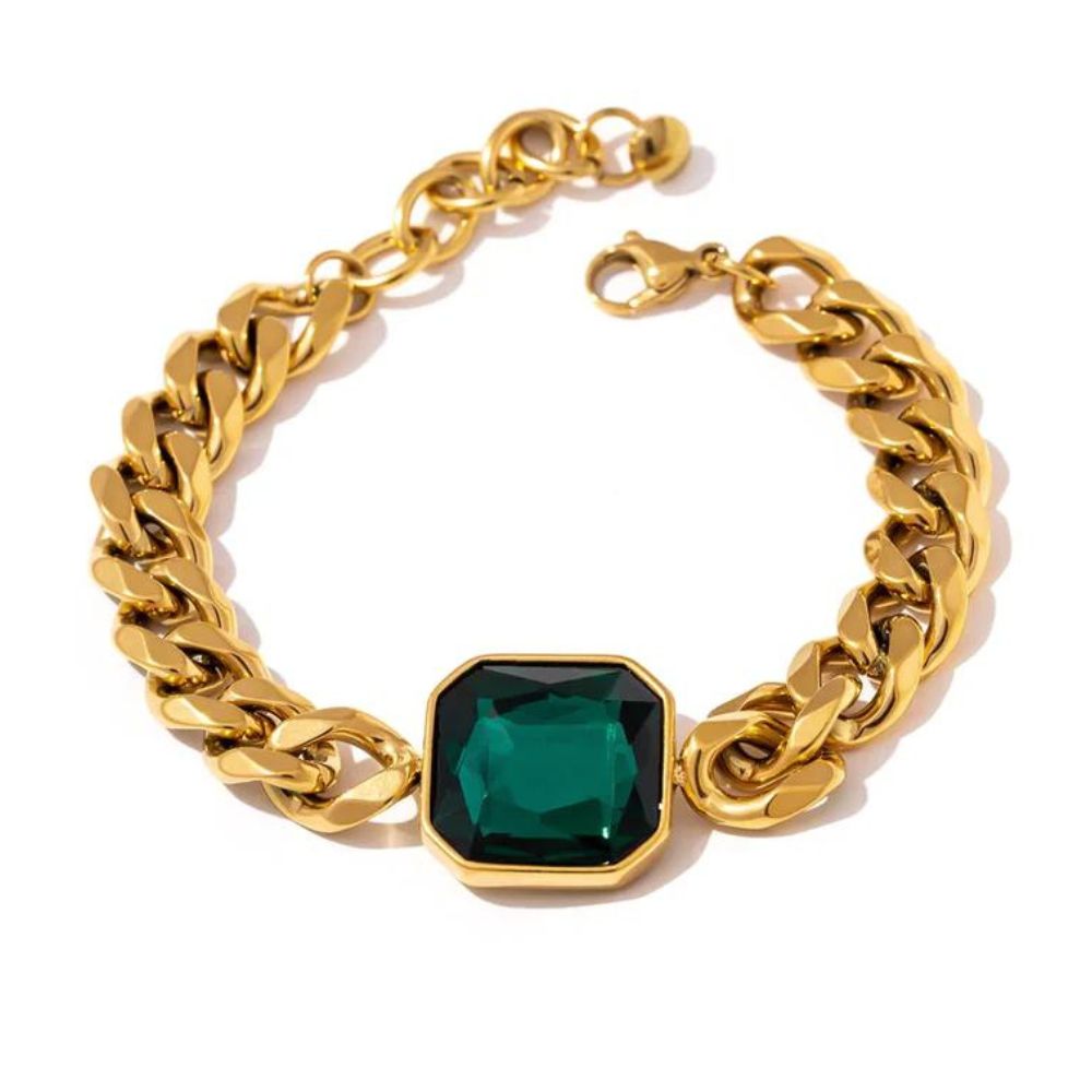 Woman gold plated bracelet. Father and Daughter Jewelry.