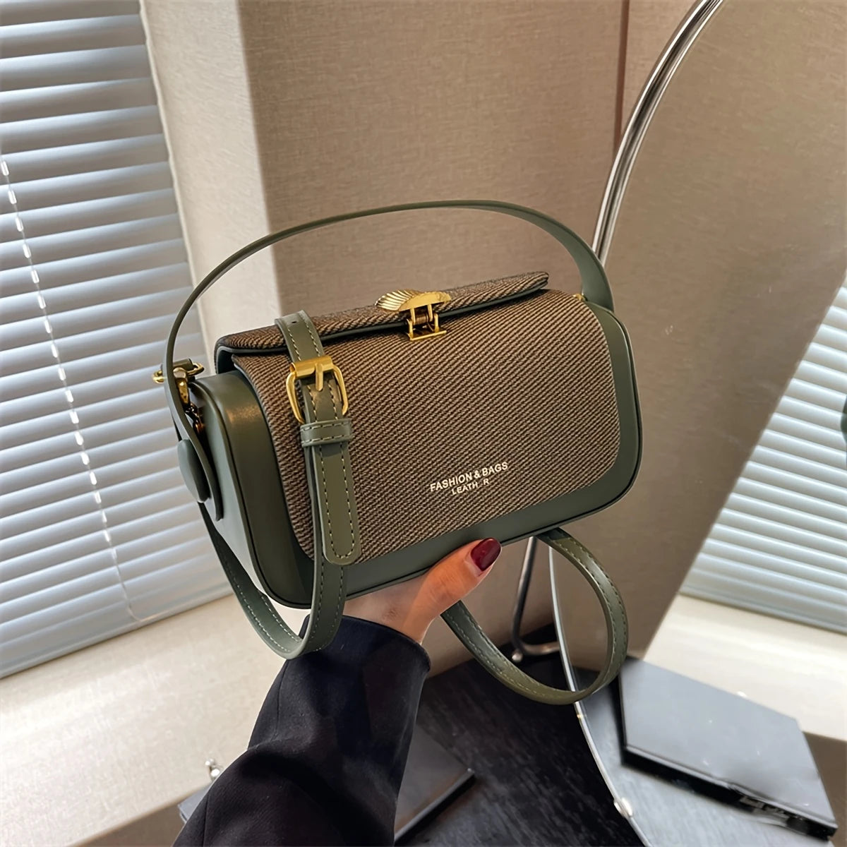 Vina Women's Crossbody Bag | Premium PU Leather, Vintage Design 0