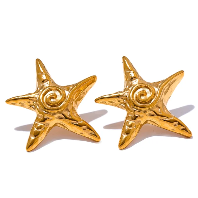 Ocean Star Earrings - Father and Daughter Jewelry