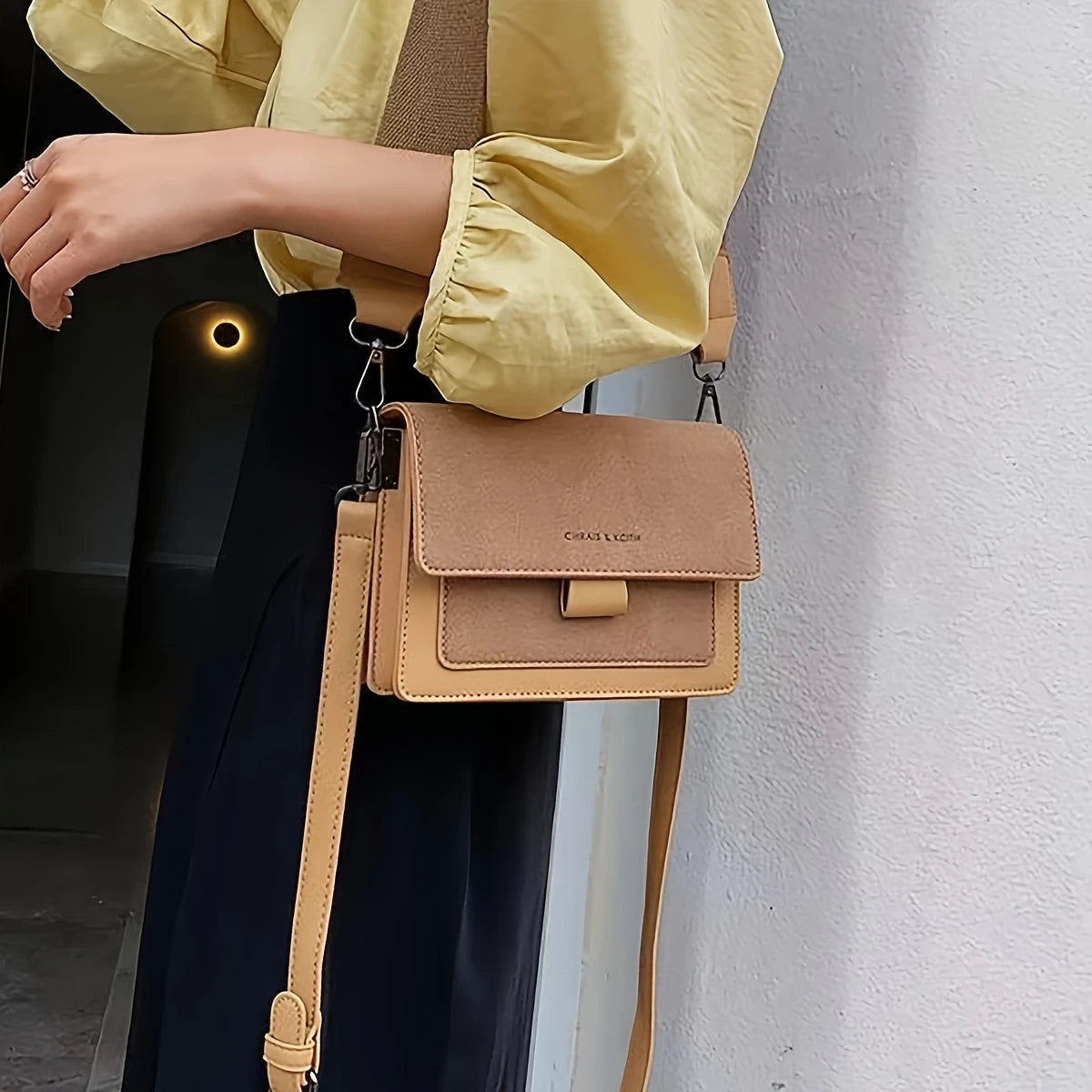 Evelyn Soft Suede Crossbody Bag