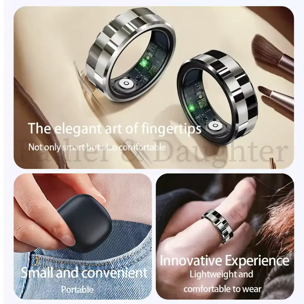 Chrome Edge Smart Ring