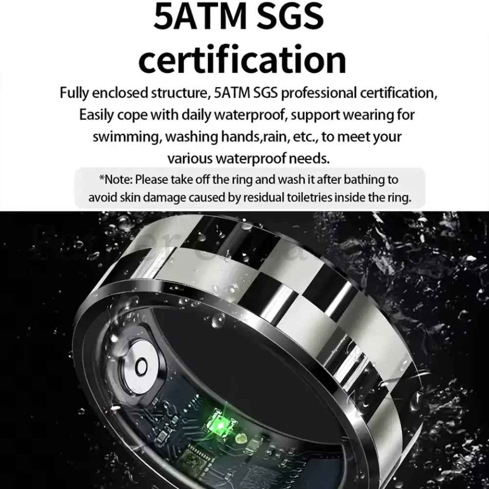 Chrome Edge Smart Ring