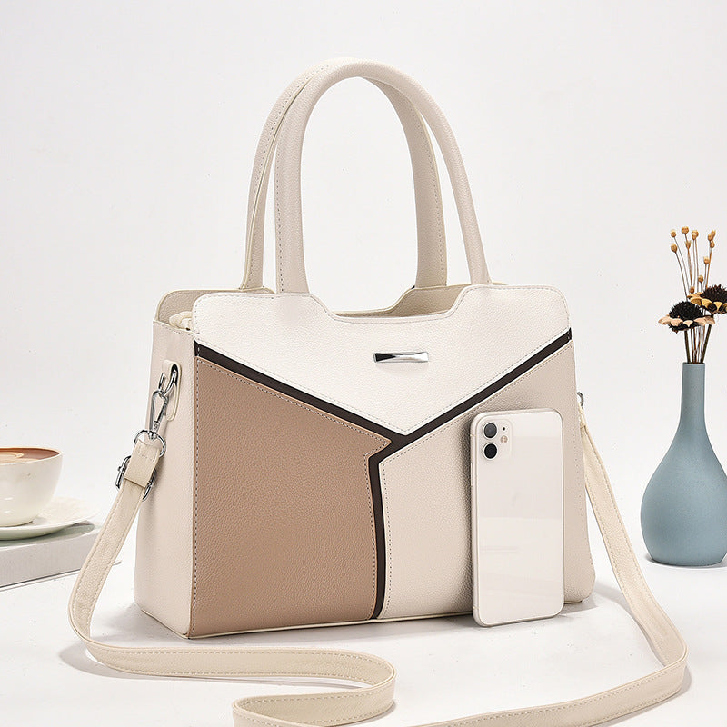Color Block Box Bag