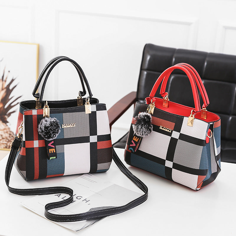 Color Block Shoulder Bag