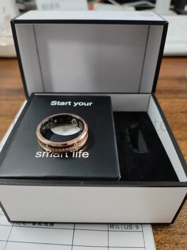 Diamond Inlaid Smart Ring