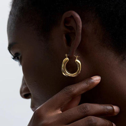 Molten Aura Hoops - Father and Daughter Jewelry