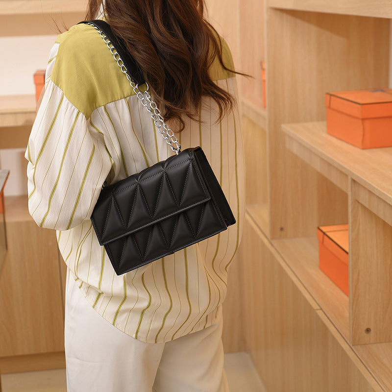 Celeste Quilted Chain Shoulder Bag