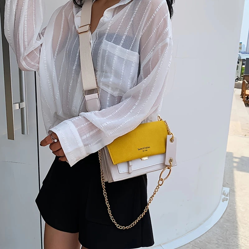 Box Flap Crossbody Bag