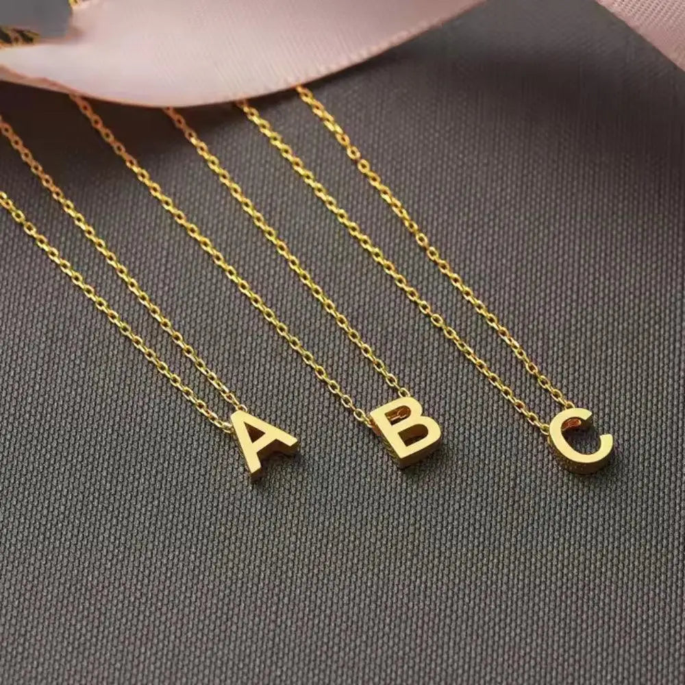 Mini Letter Necklace - Father and Daughter Jewelry