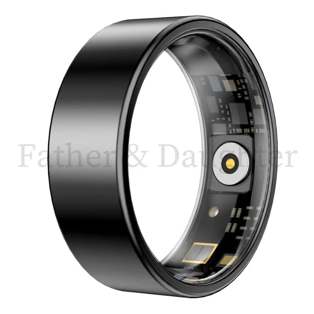Minimalist Smart Ring 2025 Black